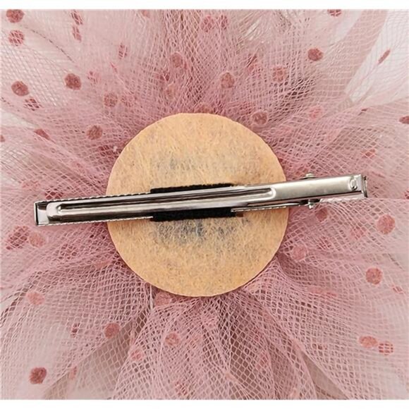 Women's Fascinators Tea Party Wedding Mesh Flower Pearl Feather Fascinator Hat - Picture 4 of 6